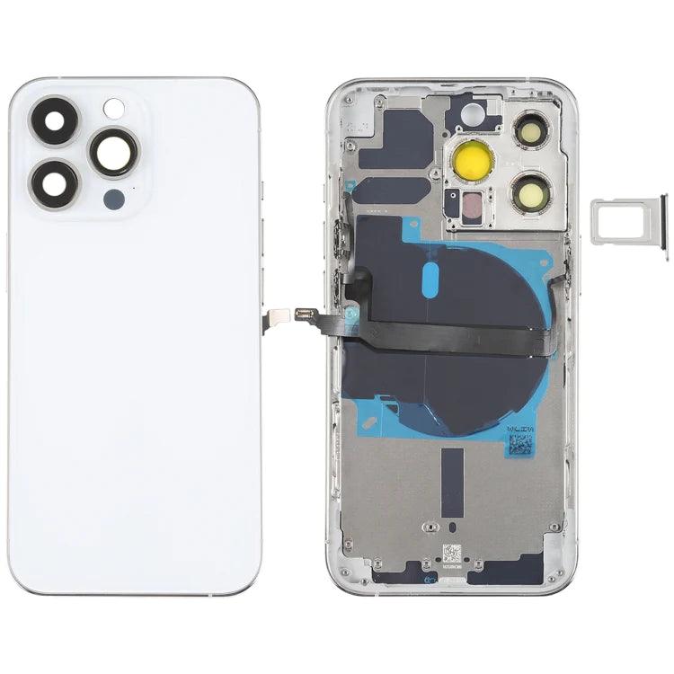 Replacement Back Housing Compatible for iPhone 13 Pro - Silver - Best Cell Phone Parts Distributor in Canada, Parts Source Replacement Back Housing Compatible for iPhone 13 Pro - Silver - Best Cell Phone Parts Distributor in Canada, Parts Source